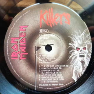 LP 1981 🇳🇱 IRON MAIDEN - KILLERS