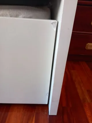 Cama nido Ikea blanca.