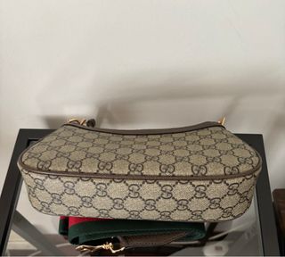 Pochette Zara Beige/Marrone con Charm Ciliegia