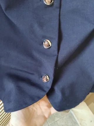 Gilet donna vintage blu