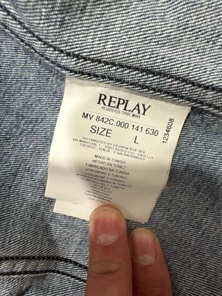 Chaqueta vaquera Replay azul