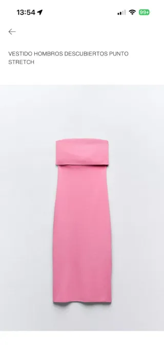 Vestido Zara Hombros Descubiertos