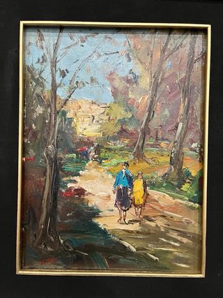 Cuadro al óleo paisaje