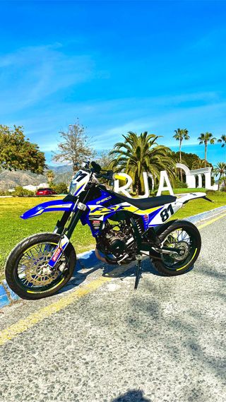 Sherco SM Fse factory 50 Supermotard Azul/Amarillo