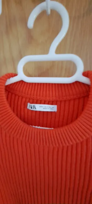 Jersey Zara Rojo Talla S