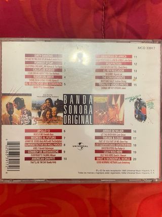 CD Bandas Sonoras Originales Películas