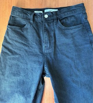 Pantalones vaqueros negros Mango T. 36
