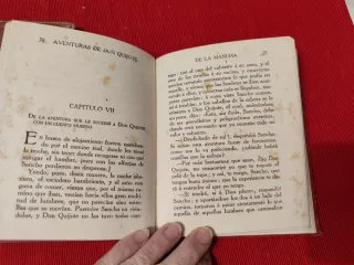 Dos tomos "Aventuras de Don Quijote" Araluce, 1936