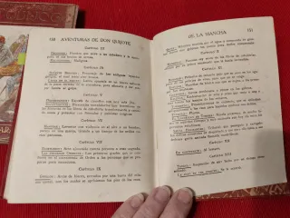 Dos tomos "Aventuras de Don Quijote" Araluce, 1936