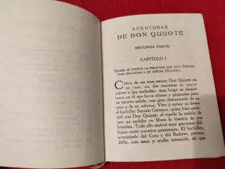 Dos tomos "Aventuras de Don Quijote" Araluce, 1936