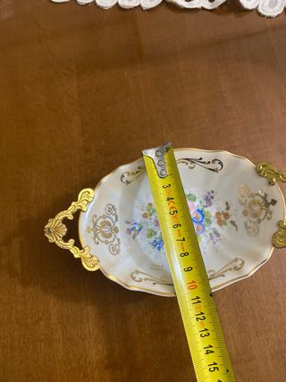 Plato Limoges Francés Antiguo Porcelana