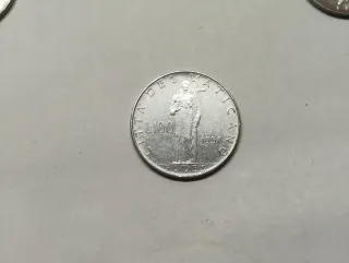Bonita Moneda Vaticano 100 Liras 1958