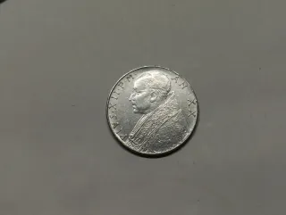 Bonita Moneda Vaticano 100 Liras 1958