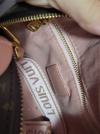 Borsa con Logo Beige/Marrone