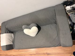 Sofá Ikea Kipplan gris tela