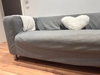 Sofá Ikea Kipplan gris tela