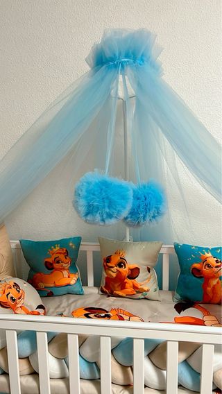 Cuna con set completo (casi nuevo)