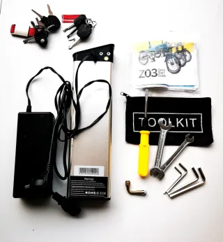 Bici eléctrica plegable Freeel Z03 + extras