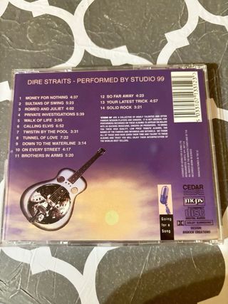 CD Dire Straits - Performed by Studio 99