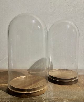 Cúpulas de cristal y mármol (Set de 5)