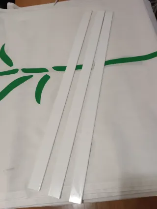 Paneles japoneses decorativos bambú y caracteres