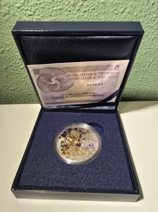 Moneda 10€ Plata Dalí Galatea Esferas 2021