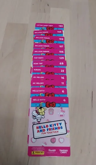 Cromos Hello Kitty y Amigos