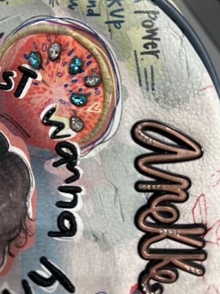 Bolso Anekke multicolor y azul