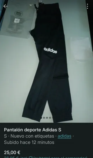 Pantaloncino sportivo Adidas lungo Taglia S