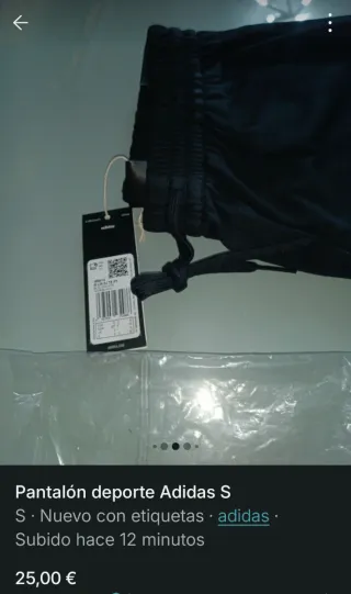 Pantaloncino sportivo Adidas lungo Taglia S