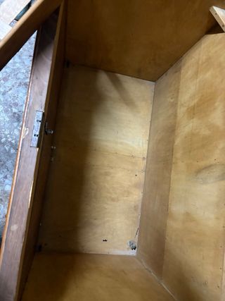 Baúl antiguo de madera