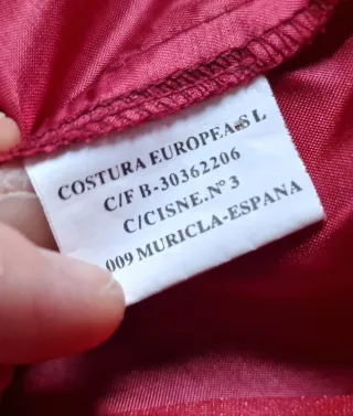 Blusa Romántica Organza Roja - Costura Europea