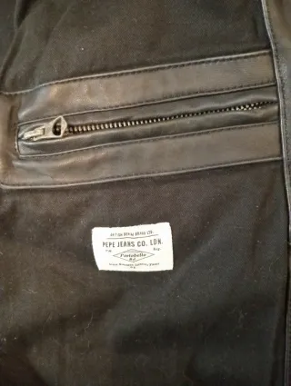 Chaqueta Cuero Cordero Pepe Jeans Negra