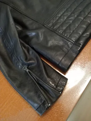 Chaqueta Cuero Cordero Pepe Jeans Negra