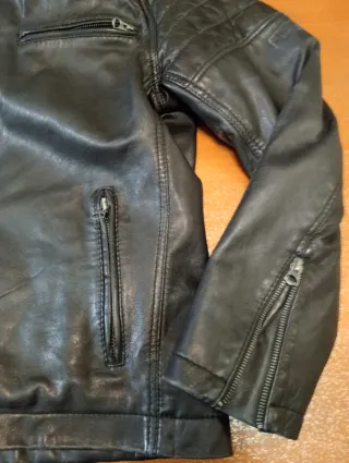 Chaqueta Cuero Cordero Pepe Jeans Negra