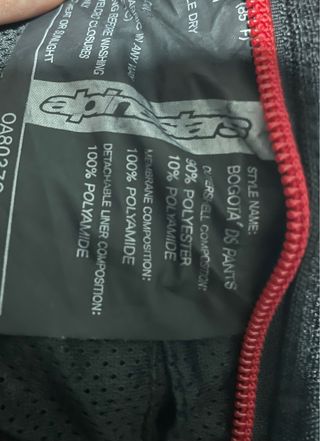 Conjunto Cordura Alpinestars Chaqueta y Pantalón