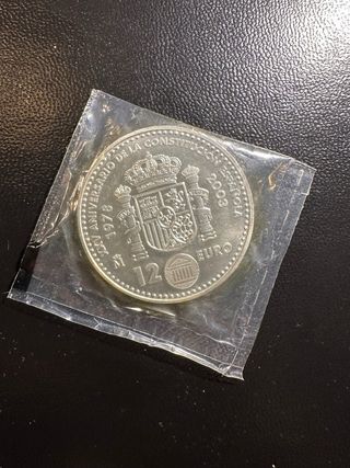 Moneda 12 Euros Plata Conmemorativa España
