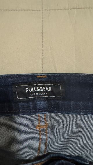 Pantalón pitillo vaquero azul talla 40