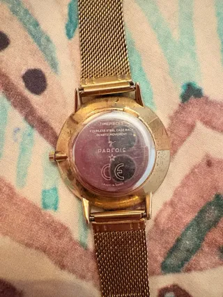 Reloj Parfois Dorado Malla