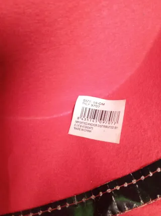 Sombrero Cordobés Rojo Talla 56