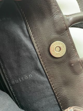 Mochila de piel Muttön marrón