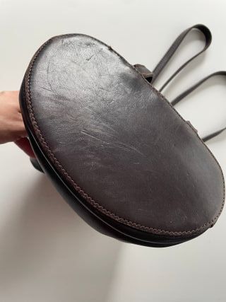 Mochila de piel Muttön marrón