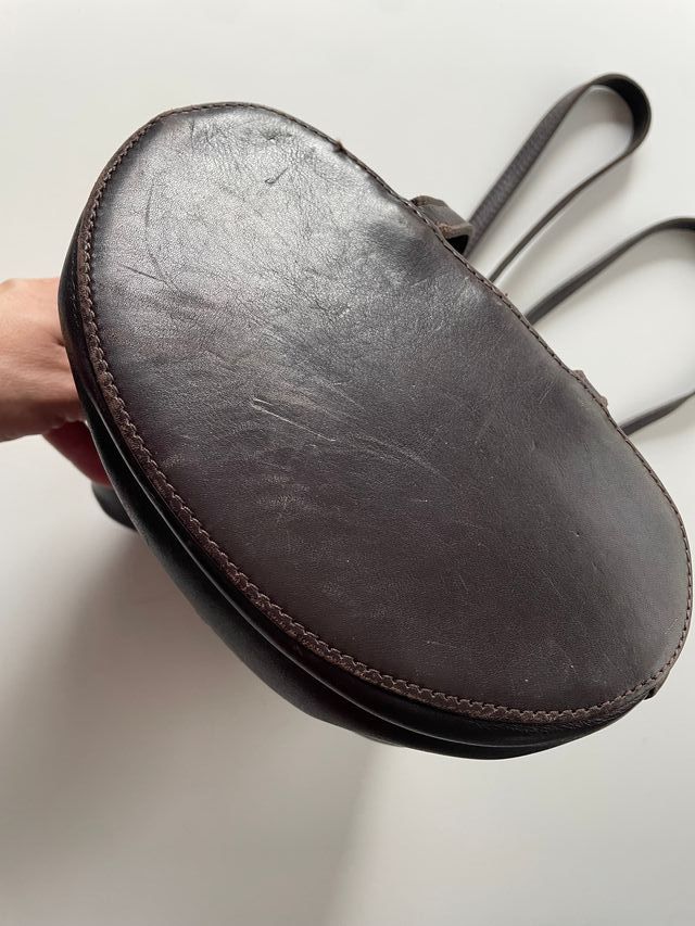 Mochila de piel Muttön marrón