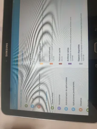 Samsung Tablet Negra + Cargador