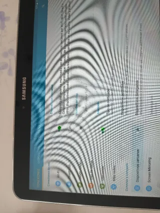 Samsung Tablet Negra + Cargador