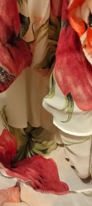Vestido midi estampado floral