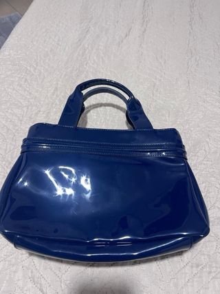 Borsa Armani Jeans vernice blu