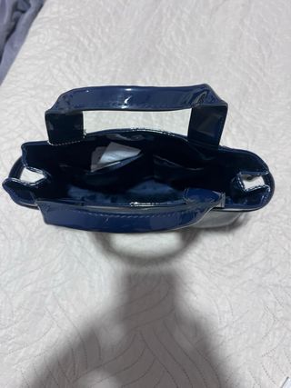 Borsa Armani Jeans vernice blu