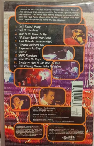 Lote 4 VHS Backstreet Boys