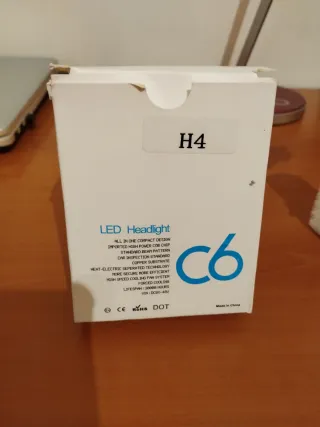 Bombilla H4 LED C6 COB Chip